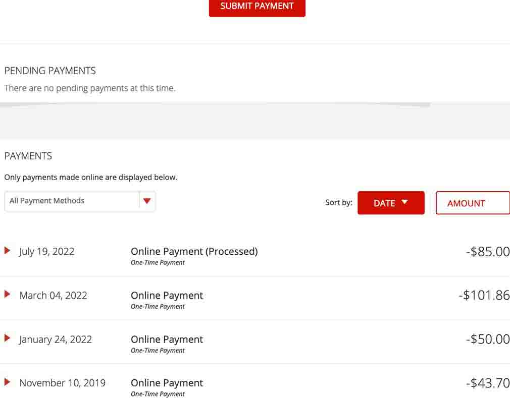 JCP Payment Summary