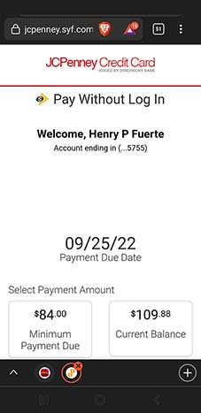Pay w/o Login
